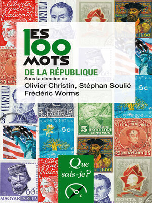 cover image of Les 100 mots de la République